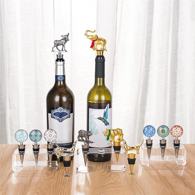 animals shape wine stopper