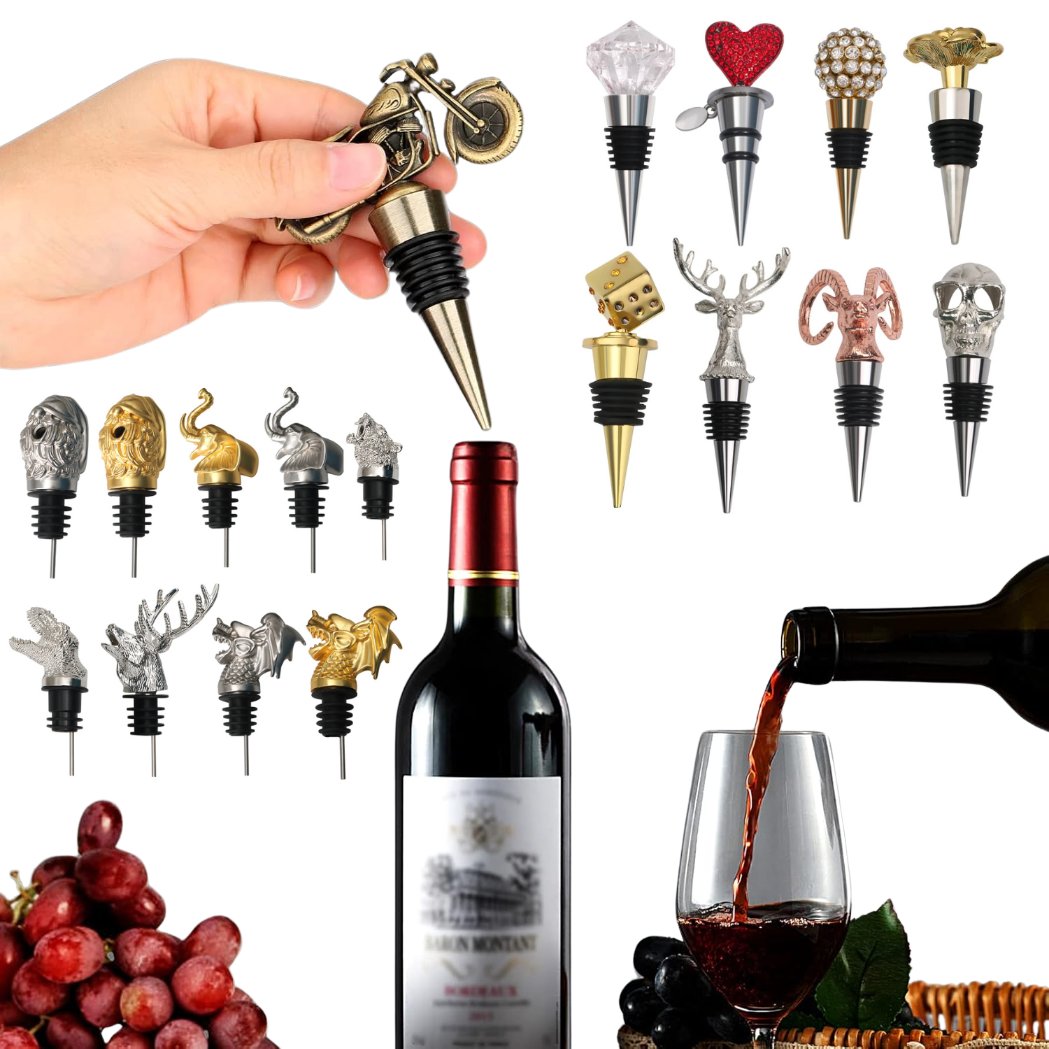 Molde existente de tapón de vino