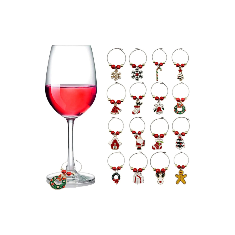 wine glass charms