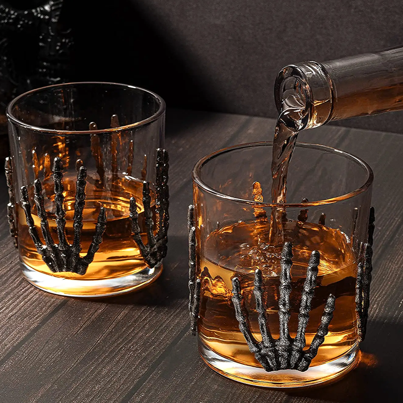 Skeleton Hand Wine Glass Ghost Festival Luxury
